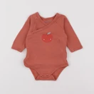 Vertbaudet - body rouge - 9 mois