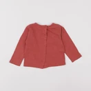 Vertbaudet - tee-shirt rouge - 6 mois