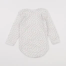 Petit Bateau - body blanc - 36 mois