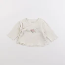 Vertbaudet - tee-shirt beige - 3 mois