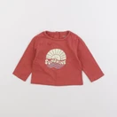 Vertbaudet - tee-shirt rouge - 3 mois