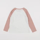 Vertbaudet - tee-shirt blanc, rose - 36 mois