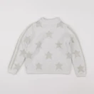 Okaidi - pull blanc, or - 5 ans