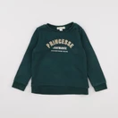 Vertbaudet - sweat vert - 3 ans