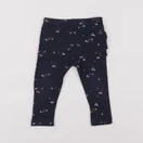 Petit Bateau - legging volants au dos bleu - 12 mois