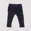 Petit Bateau - legging volants au dos bleu - 12 mois