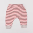 Petit Bateau - sarouel gris, orange - 6 mois