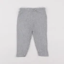 H&M - legging gris - 9/12 mois