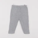 H&M - legging gris - 9/12 mois