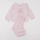 Petit Bateau - pyjama velours rose - 4 ans