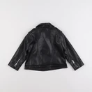 Zara - veste simili cuir noir - 18/24 mois