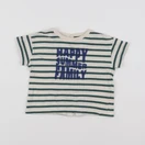Vertbaudet - tee-shirt vert - 9 mois