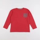Vertbaudet - tee-shirt rouge - 8 ans