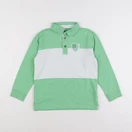 Vertbaudet - polo vert - 8 ans