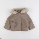 Zara - manteau marron - 2/3 ans