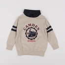 Vertbaudet - pull beige - 2 ans