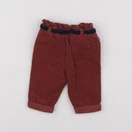 Vertbaudet - pantalon rouge - 3 mois