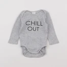 H&M - body gris - 1 mois