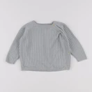H&M - pull bleu - 3/6 mois