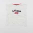 Vertbaudet - tee-shirt blanc - 5 ans