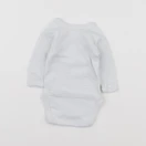Petit Bateau - body blanc, bleu - 1 mois