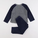Vertbaudet - pyjama velours bleu - 4 ans