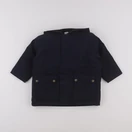 Petit Bateau - manteau bleu - 3 ans