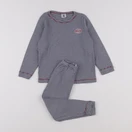 Petit Bateau - pyjama coton bleu - 4 ans