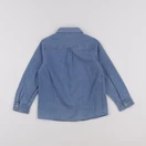 Petit Bateau - chemise bleu - 4 ans