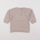 Vertbaudet - sweat rose - 24 mois