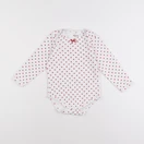 Vertbaudet - body rouge - 3 ans