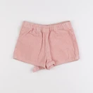 Vertbaudet - jupe short rose - 2 ans