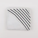 Petit Bateau - cape de bain blanc, bleu - 0/18 mois