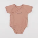Vertbaudet - body rose - 12 mois