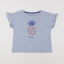 Vertbaudet - tee-shirt bleu - 8 ans