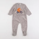 Vertbaudet - pyjama velours marron - 2 ans