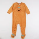 H&M - pyjama velours orange - 2/3 ans