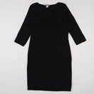 H&M - robe grossesse, allaitement noir - m