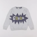 Vertbaudet - pull gris - 6 ans