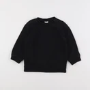 H&M - sweat noir - 12/18 mois