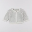 IKKS - pull blanc, or - 6 mois
