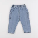 H&M - jean bleu - 9/12 mois
