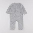 Vertbaudet - pyjama velours gris - 9 mois