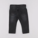 Vertbaudet - jean beige, noir - 9 mois