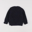 Petit Bateau - sweat bleu - 18 mois
