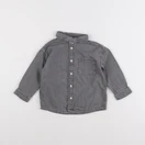 H&M - chemise gris - 12/18 mois