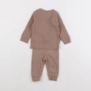 H&M - pyjama coton marron - 3 mois