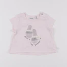 IKKS - tee-shirt rose - 6 mois
