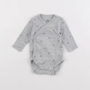 La Redoute - body gris - 0 mois
