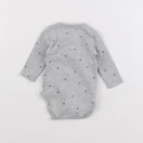 La Redoute - body gris - 0 mois